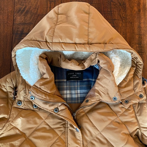 Love Tree Tan Jacket - S/M fit - Picture 4 of 6